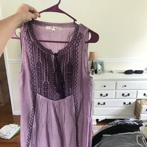 Purple tunic